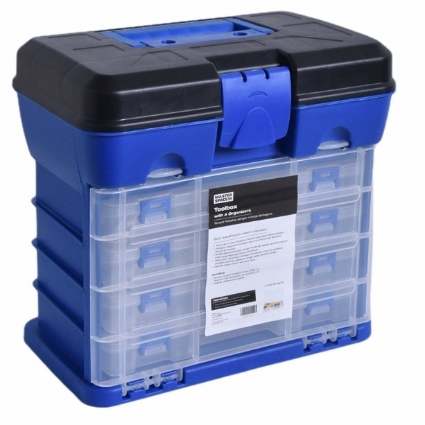 Krisbow Tool Box Kotak Perkakas Kompartemen Tamiya