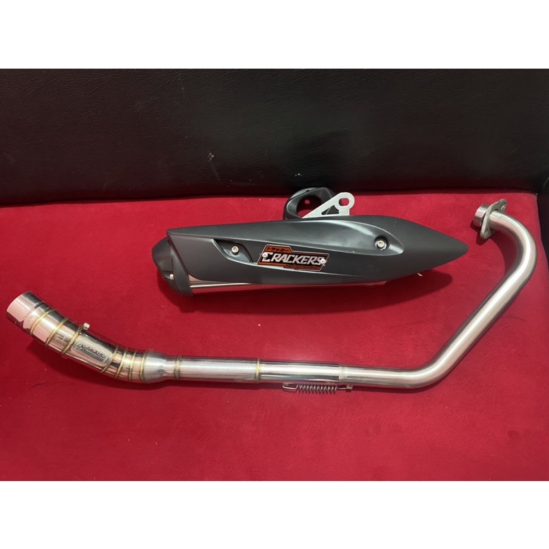 KNALPOT CRACKERS RACING (GRADE B) PNP VIXION OLD/VIXION NEW FULLSYSTEM