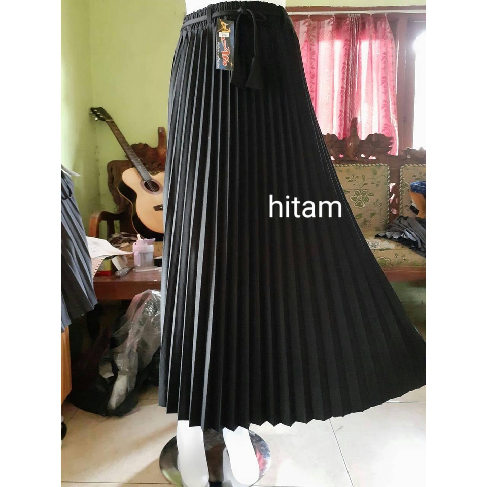 ORIGINAL ROK PLISKET WANITA PREMIUM KOSHIBO KOREAN CREPE TEBAL