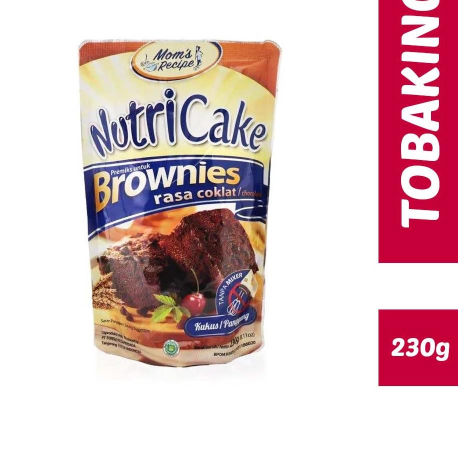 ⇓ NUTRICAKE BROWNIES KUKUS PANGGANG COKELAT 230GR nutricake chocolate ミ