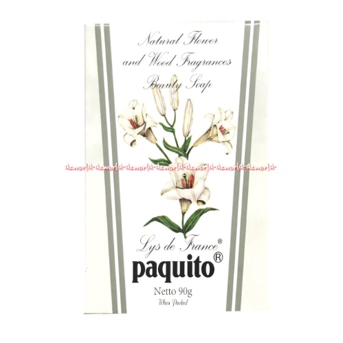 Paquito Lys De France 90gr Sabun Batang Pakuito Pakuito Lis De Frances Bar Soap Paquitos Bars Soaps