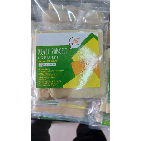 

Kulit Pangsit Rebus merk Gloria asli Malang kemasan 250 gram