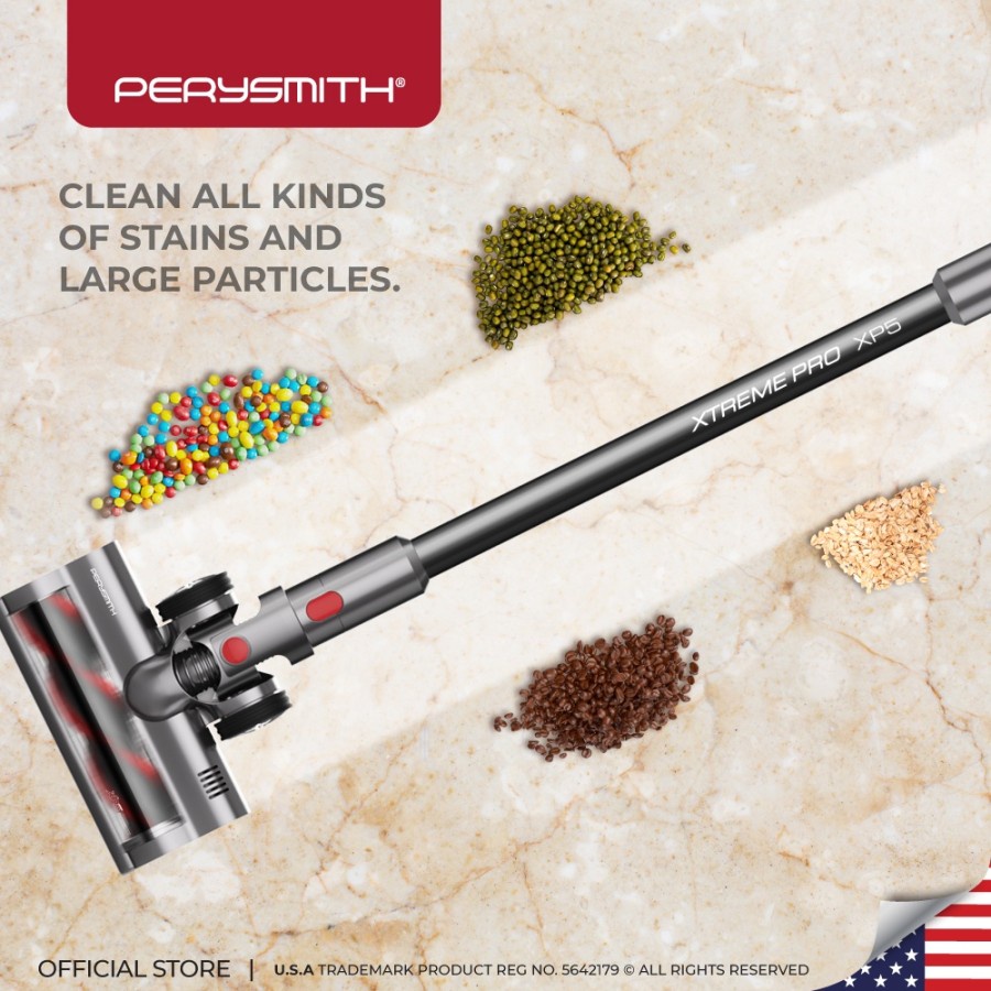 PerySmith XP5 Cordless Vacuum Cleaner Handheld Penyedot Debu 20000PA