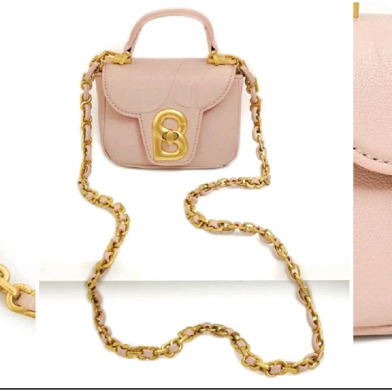 buttonscarves bag alma micro rose