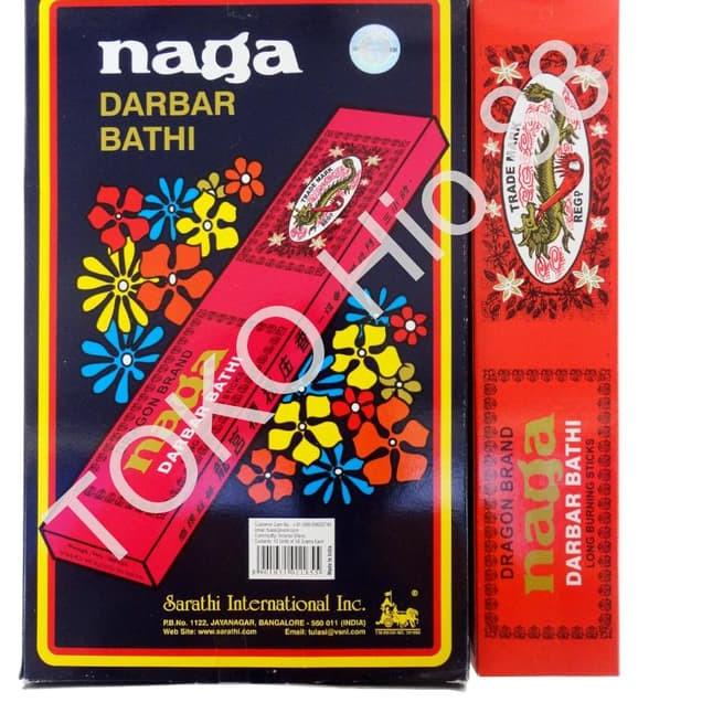 Flash Sale Hio Dupa India Basah Merah Naga Darbar Bathi Incense Sticks Aromateraphy Premium
