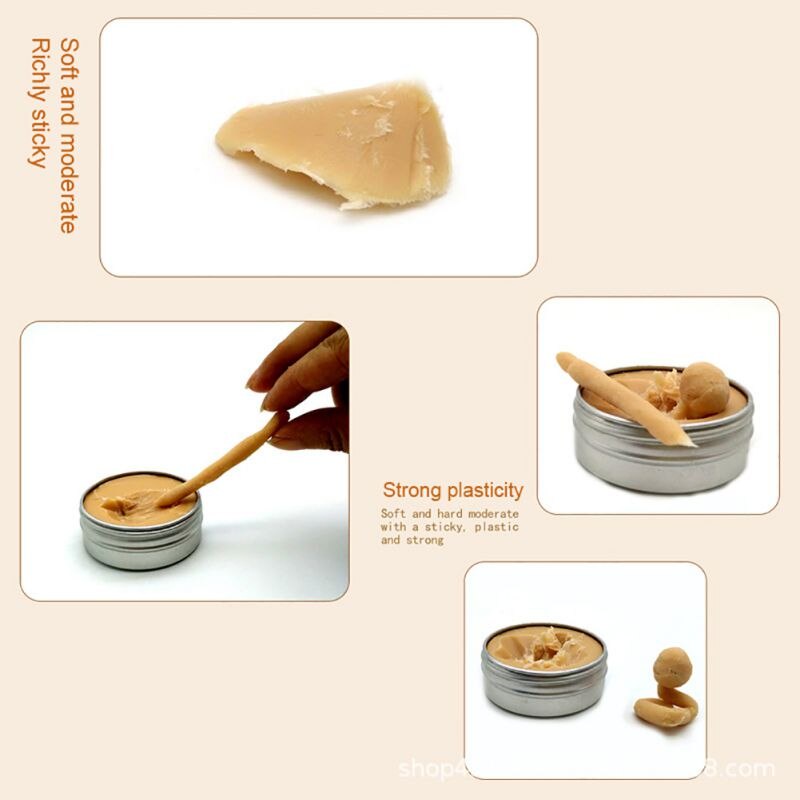 [Whispers] Halloween Makeup Lilin Efek Khusus Palsu Bekas Luka Luka Kulit Lilin Wajah Tubuh Lukisan