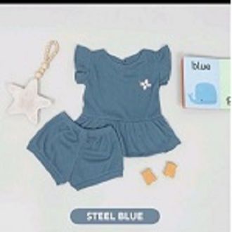 BEFAST - ZTL OOTD Setelan Anak DHARA / SETELAN ANAK CHOPIN / Set Atasan Kaos Lengan Pendek+Celana Pendek / Fashion Anak perempuan Kekinian / Setelan Anak Balita Casual / Termurah / Oneset Anak Balita / Pakaian Anak-Anak Santai Rumahan