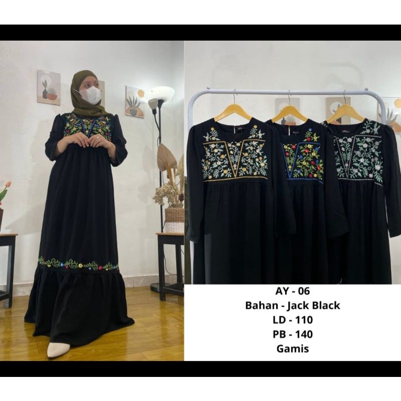GAMIS HITAM PREMIUM - JACK BLACK