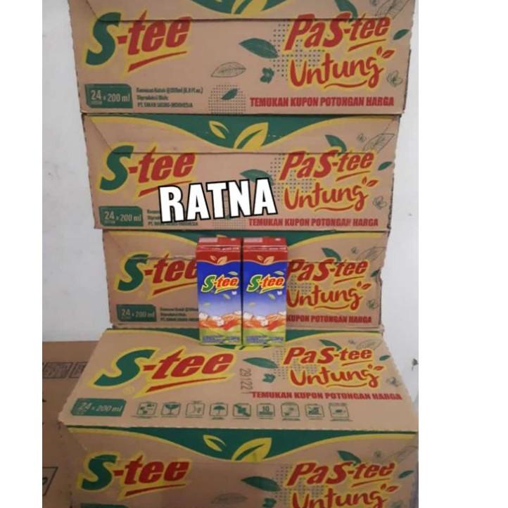 

Stok terbaru Teh Kotak S-tee/Stee Satu Pabrik Teh Botol Sosro 200ml 1 Dus Isi 24 murah