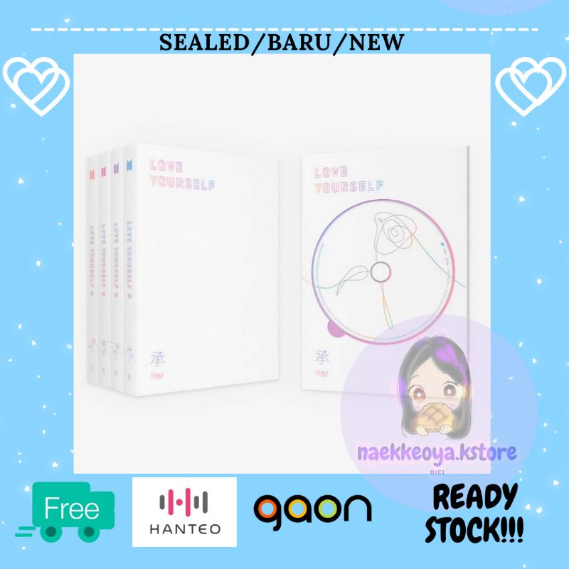 ALBUM SEALED LOVE YOURSELF HER (L,O,V,E) -BTS