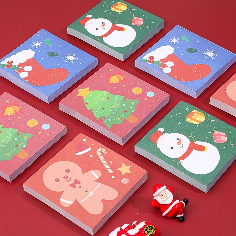 [ORGM] *Natal* ANEKA Alat Tulis Stationery Sticky Note ISOLASI Seri Natal Xmas Motif GINGER Santa Snowman