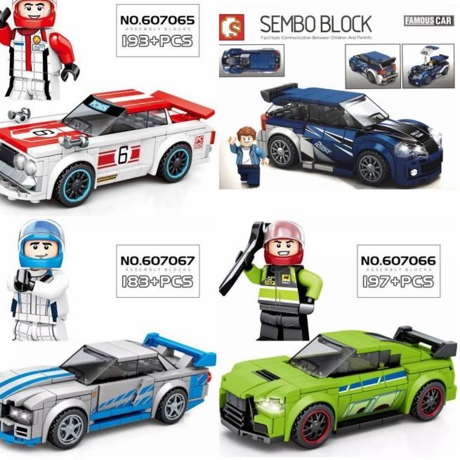 ¯ QjN Mainan Sembo Lego Block Mobil Balap Anak - Lego Brick Mobil Anak  best seller Bestseller.