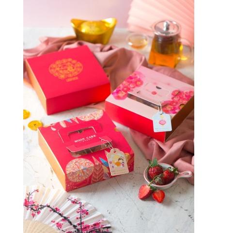 

5.5 MALL PROMO paket hampers mooncake / kue bulan - nastar taiwan isi 4