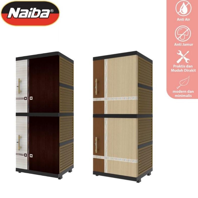 LEMARI PLASTIK NAIBA LEMARI PAKAIAN NACASE MINIMALIS 4 SUSUN 7204 TERMURAHH...,,,,,