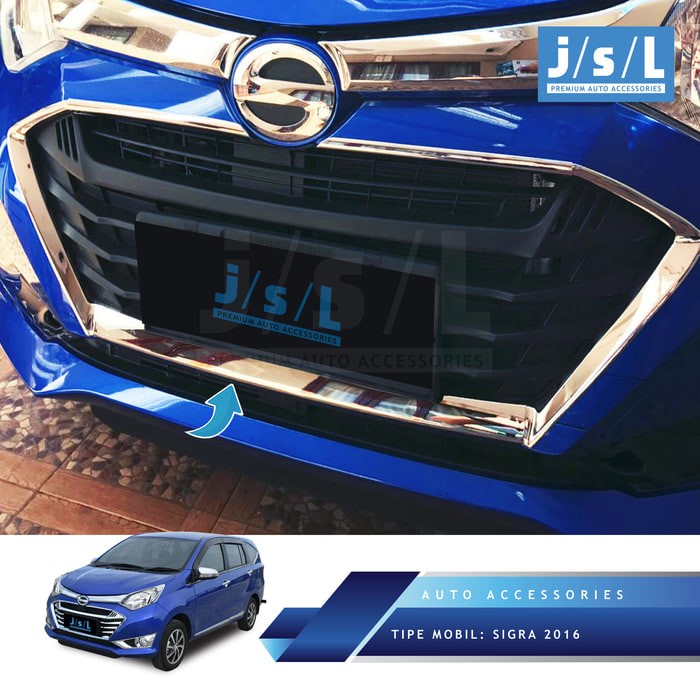 [COD] List Bumper Depan Sigra / Perlengkapan Variasi Mobil Murah / Aksesoris Eksterior pelindung mob