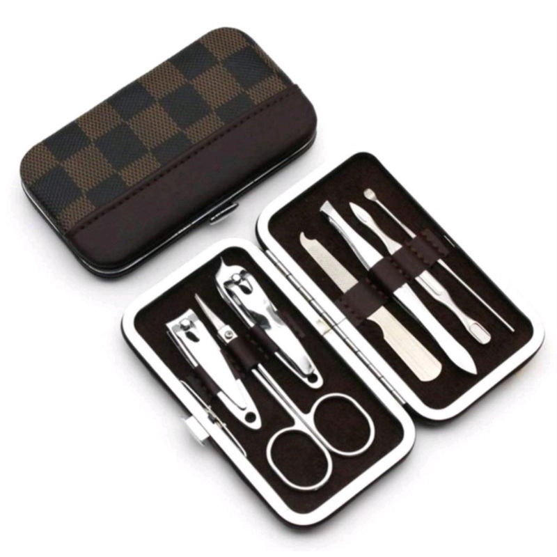 Manicure Pedicure set 7 in 1 Naik art set Gunting Kuku