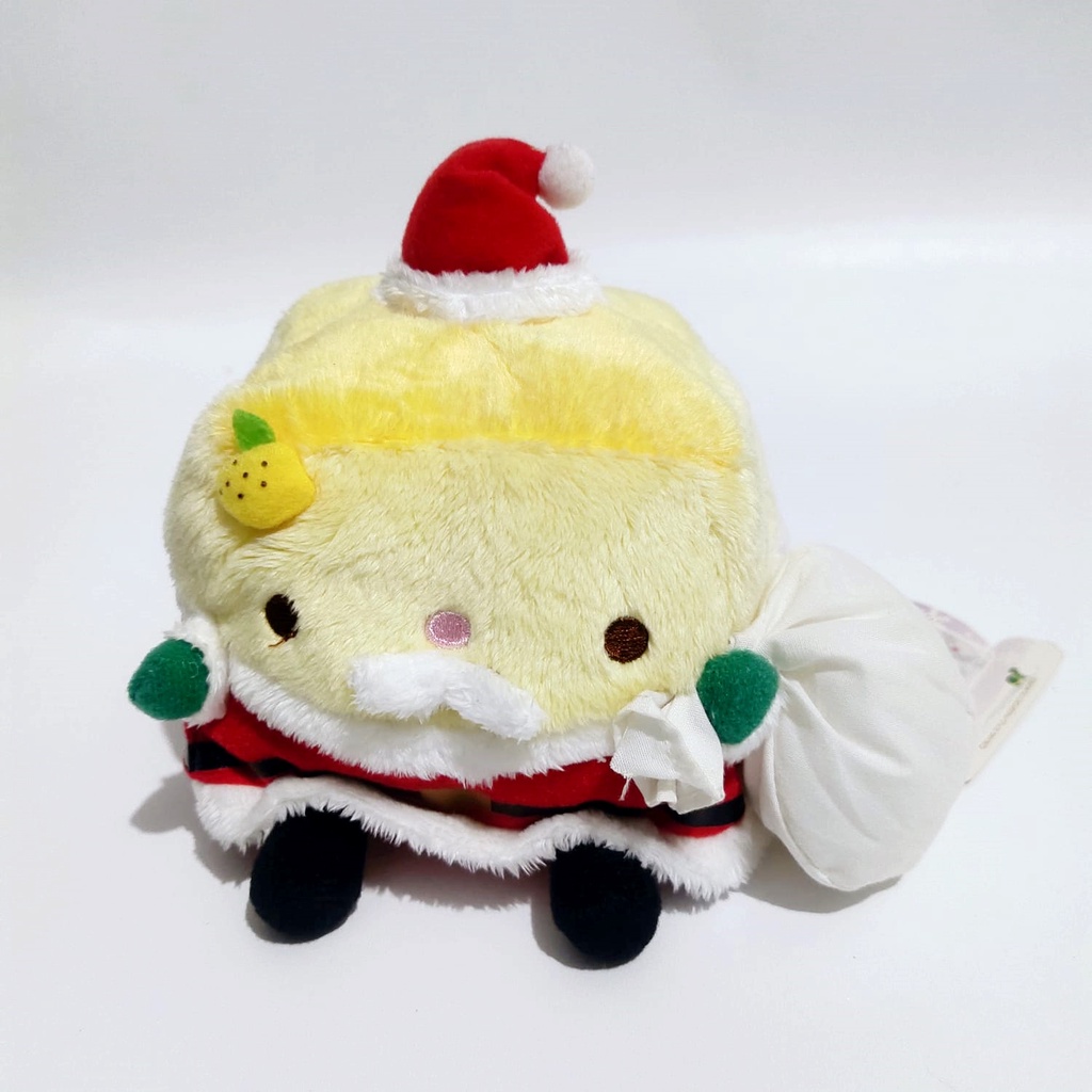 Boneka Hannari Tofu Plush Doll Christmas Santa Edition Original SEGA