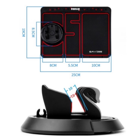 Anti Slip Mobil dan Mounting Handphone Mobil Multifungsi Minimarto