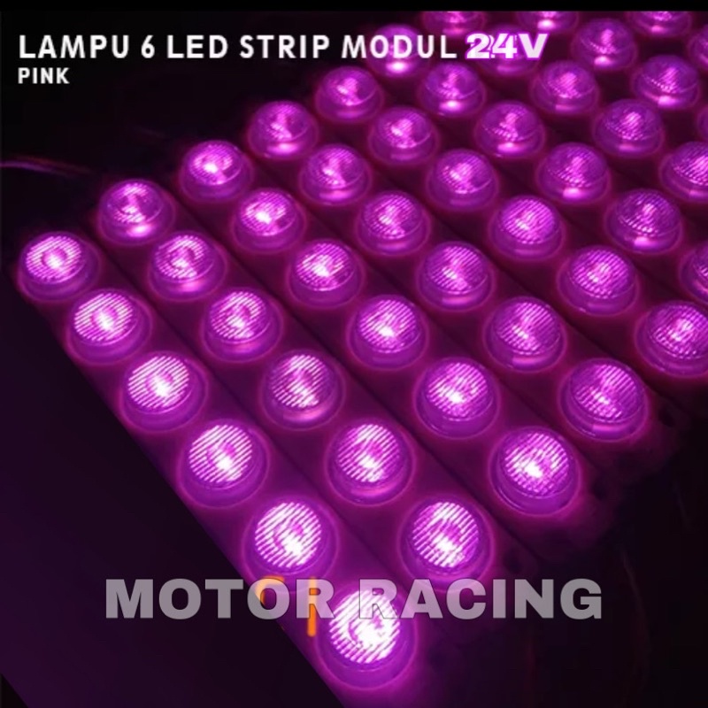 LAMPU LED MODUL 6MATA 24VOLT SMD 13620 6WATT WATERPROFF VARIASI KOLONG MOBIL MOTOR 24 V 6 WATT 24V