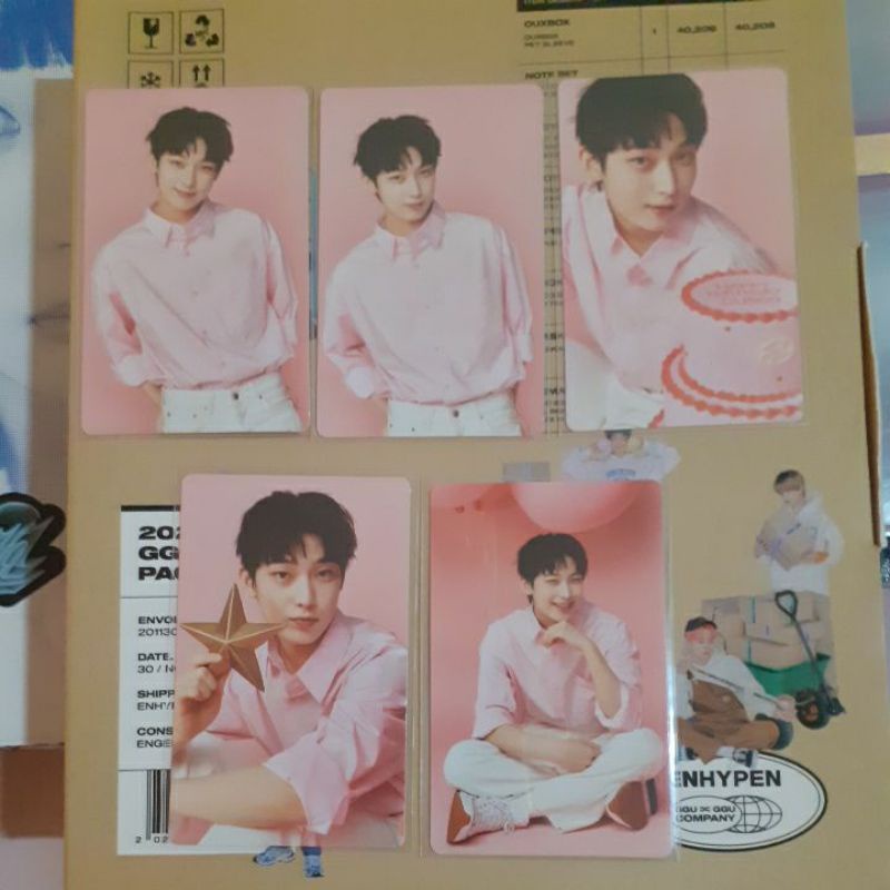 Sunoo Birthday DIY Photocard Garland sharing