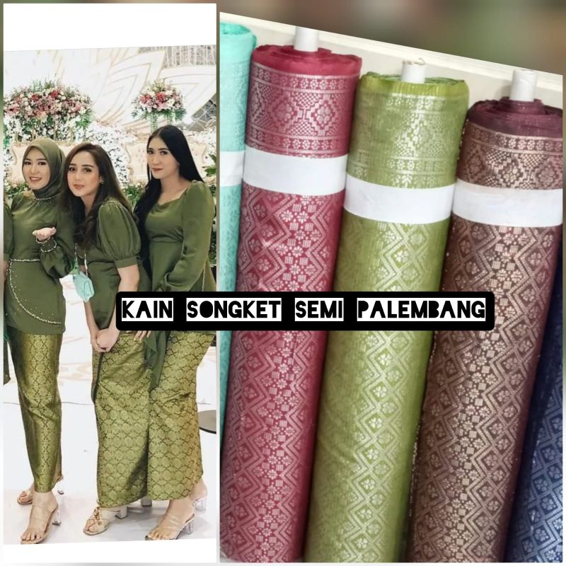 songket / bahan songket / meteran,songket Palembang,bahan songket,songket terbaru