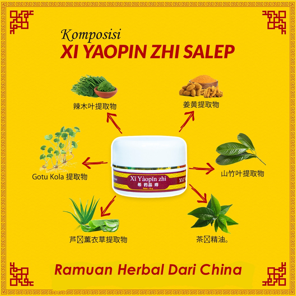 Salep wasir Xi yaopin Zhi ambeyen berdarah Herbal cina ampuh