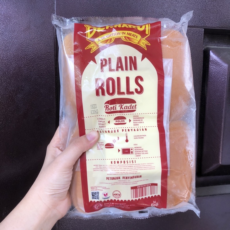 

Bernardi Plain Roll Roti Hotdog 6pcs