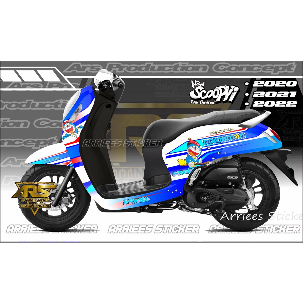 DECAL STICKER ALL NEW SCOOPY PRESTIGE 2022 FULL BODY.DECAL SCOOPY 2020 . 2021 . 2022 FULL BODY