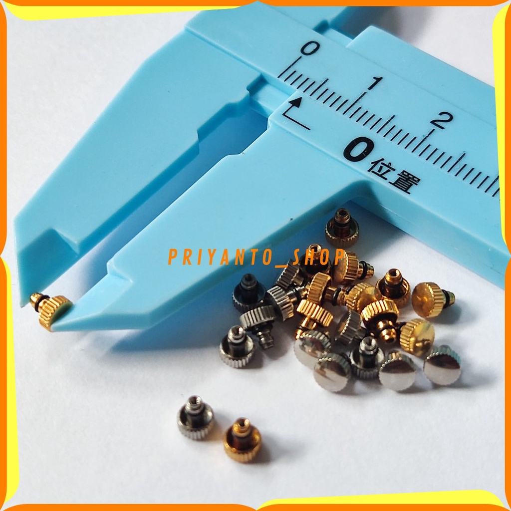 Knop kenop putaran jam tangan Seiko 6309 Knop 6309 Crown Seiko