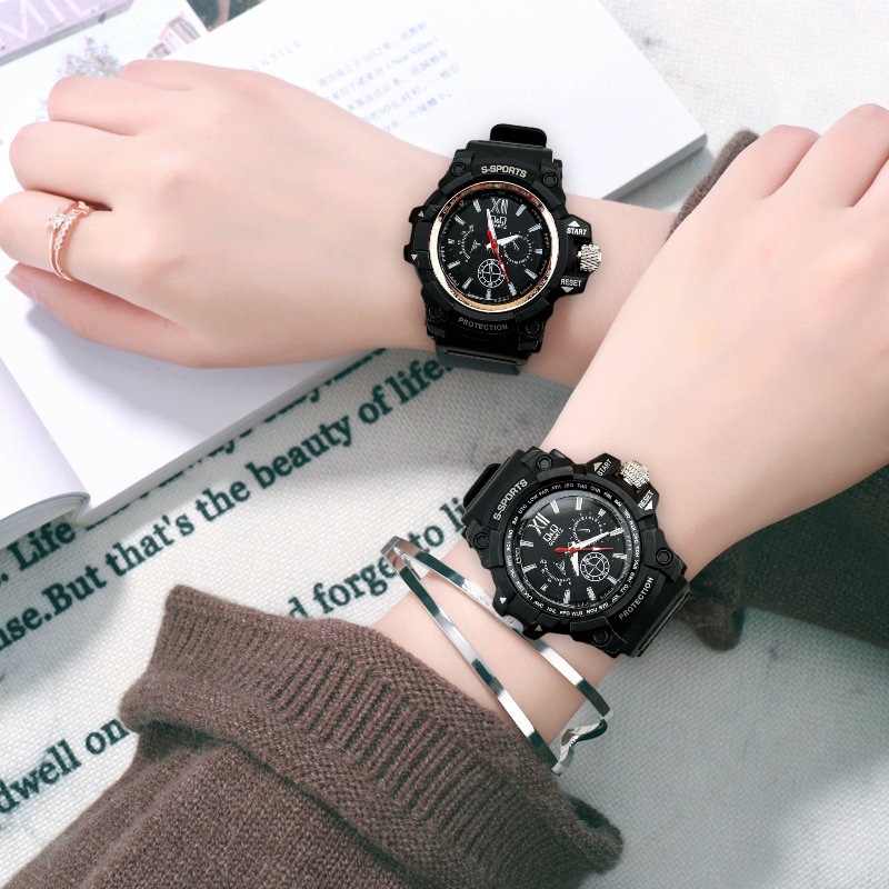 COD✅ Jam Tangan Wanita Sport Jarum Rubber Watch Analog Quartz Remaja Mode Harga Grosir   S1246