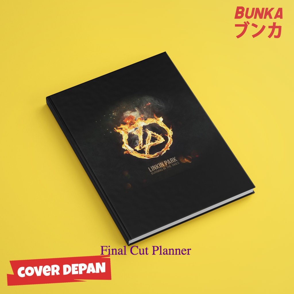 

buku tulis polos/bergarisBand Linkin Park The Skies Hardcover A5 Buku Tulis Catatan Notes Agenda Planner Jurnal