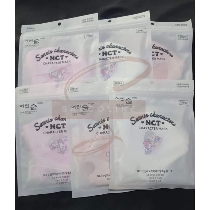 [SOLD] Sharing Masker Sanrio x NCT Character Satuan dan Set