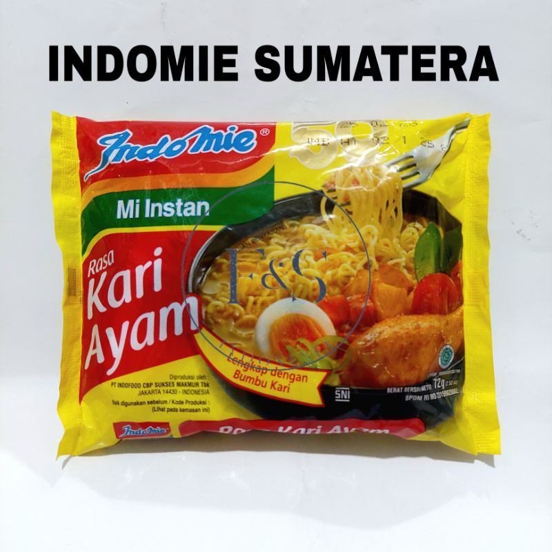 

INDOMIE KARI AYAM / INDOMIE KUAH / MIE INSTAN SUMATERA