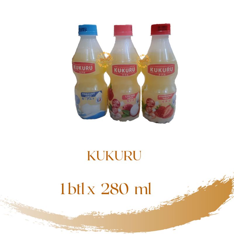 Kukuru Yoghurt with nata de coco 1 btl x 280 gr