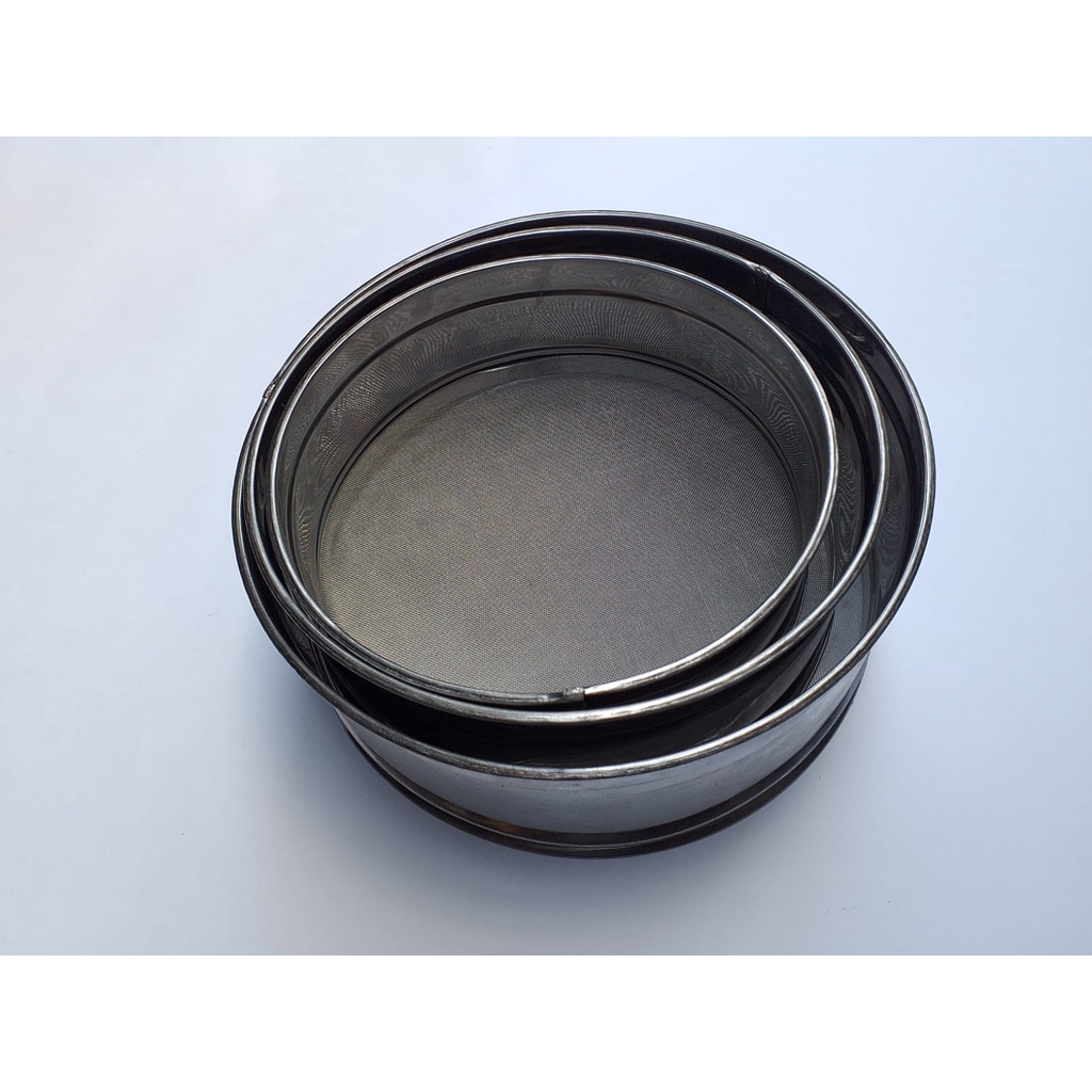 3 pcs - Saringan Tepung Terigu Kawat Stainless / Ayakan Tepung
