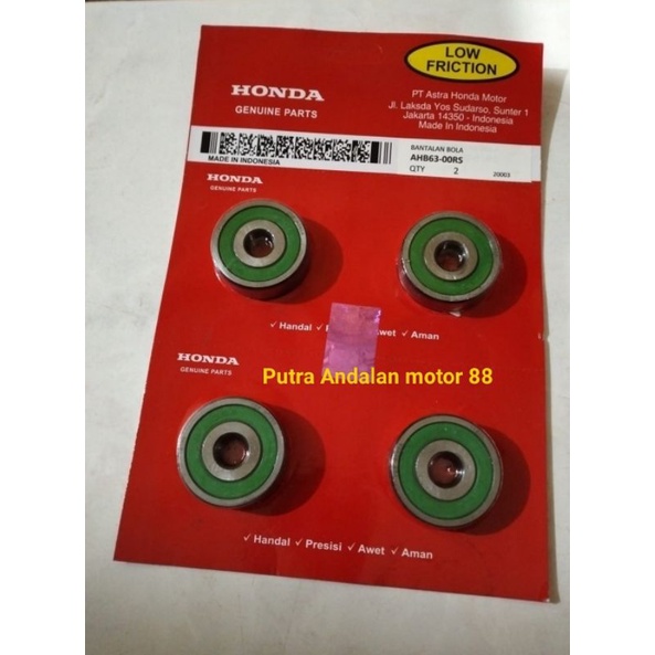 Lahar bearing Roda depan 6300..Revo fit, Supra fit,mio