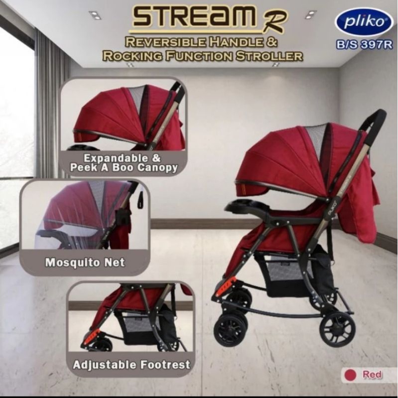 Stroller Pliko Stream R 397R / Stroller Bayi Pliko