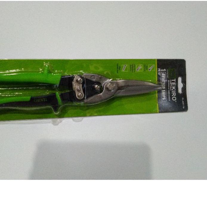 TEKIRO gunting BAJA RINGAN gunting SENG 10 inch kanal C gunting aluminium 10inch ORIGINAL
