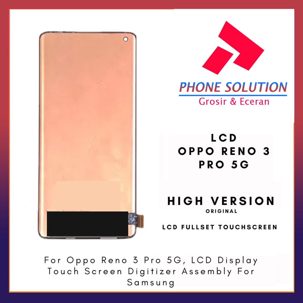 LCD Oppo Reno 3 Pro (5G) Fullset Touchscreen  // Supplier LCD Oppo - Garansi 1 Bulan