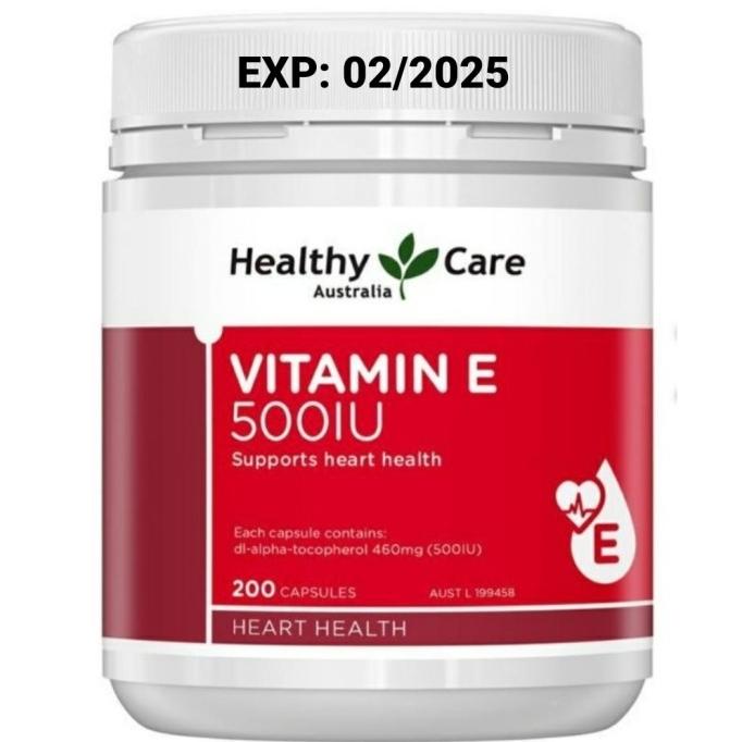 [Promo] Healthy Care Vitamin E 500Iu 200 Kapsul - Vitamin - Multivitamin