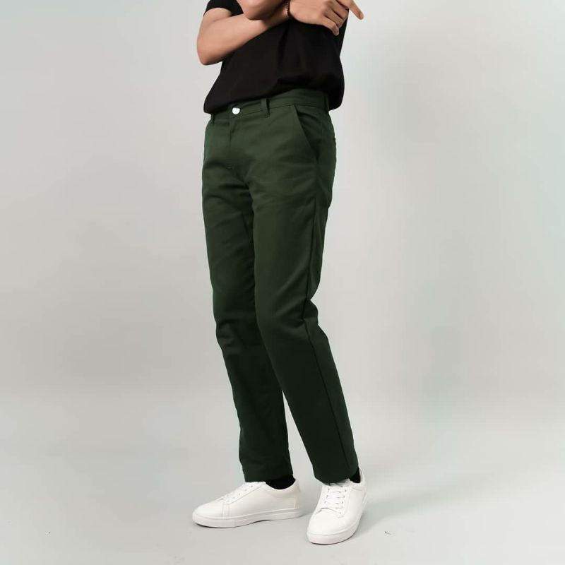 Celana chino panjang strech orginal gefaliano