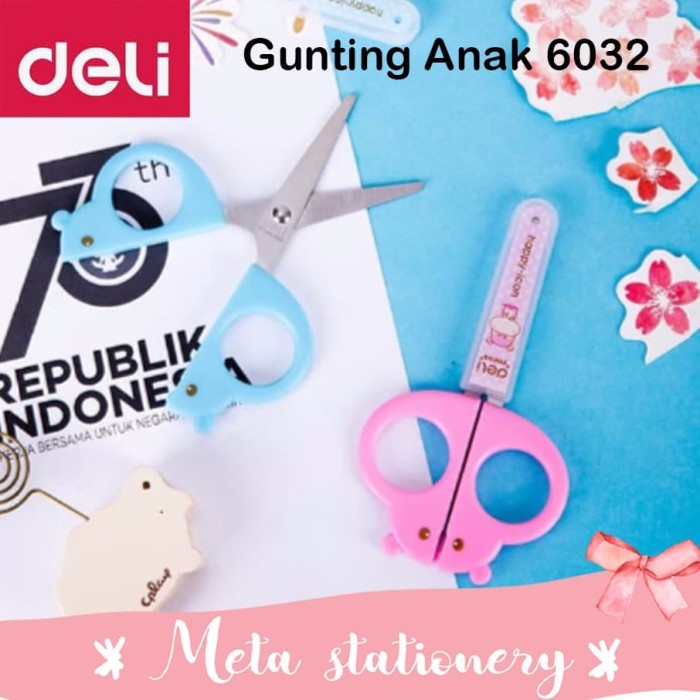 

Terbatas Scissors / Gunting Anak Deli Hippo E6032 Murah