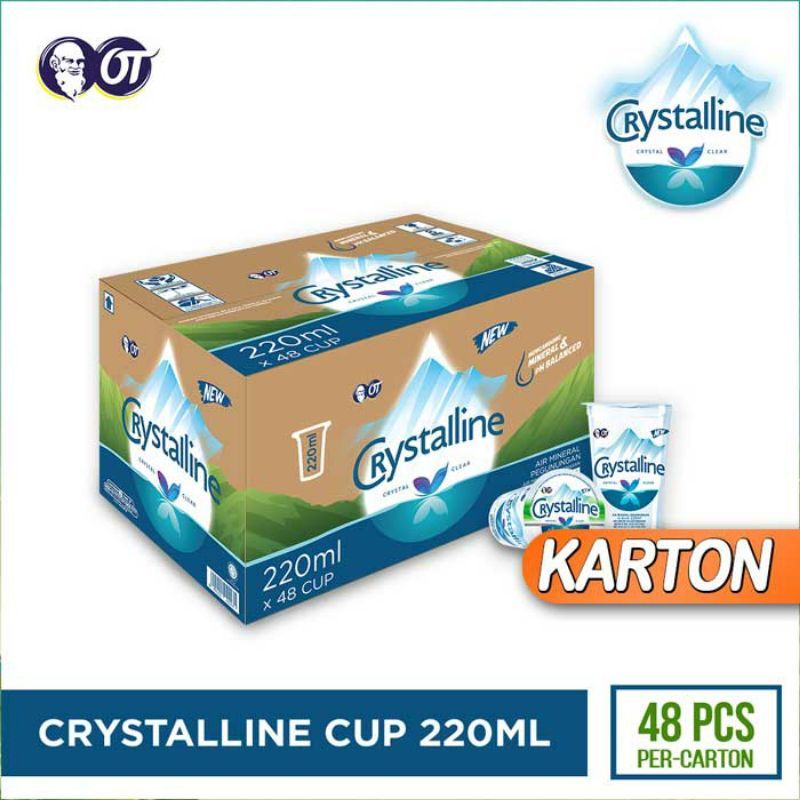 

PROMOSI CRYSTALIN AIR MINERAL 220ML 1 KARTON ISI 48PCS AIR MINUM MINERAL DISKON MURAH HEMAT SEHAT DISTRIBUTOR GROSIR