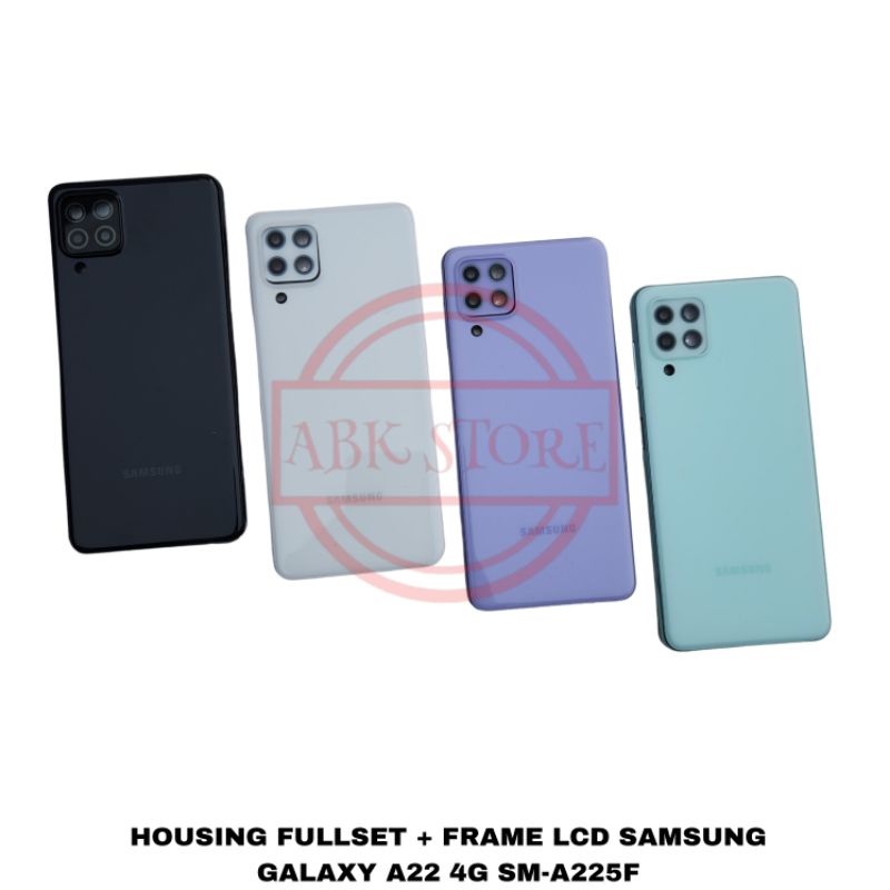 BACK CASING - KESING - HOUSING FULLSET SAMSUNG GALAXY A22 4G SM-A225F