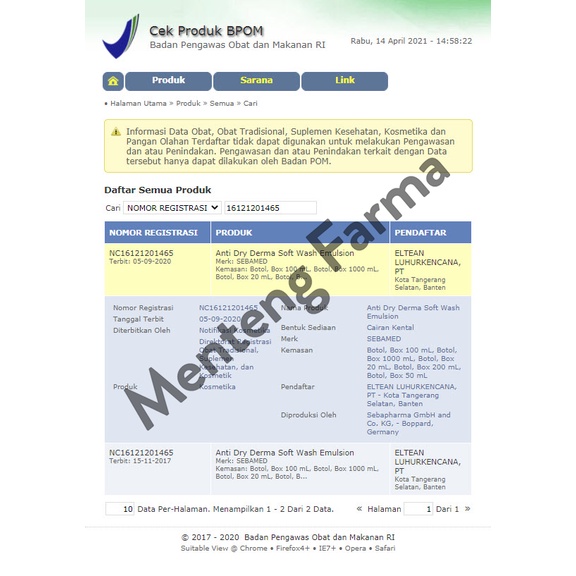 Sebamed Anti Dry Derma Soft Wash Emulsion 200 ML - Sabun Khusus Kulit Kering dan Sensitif