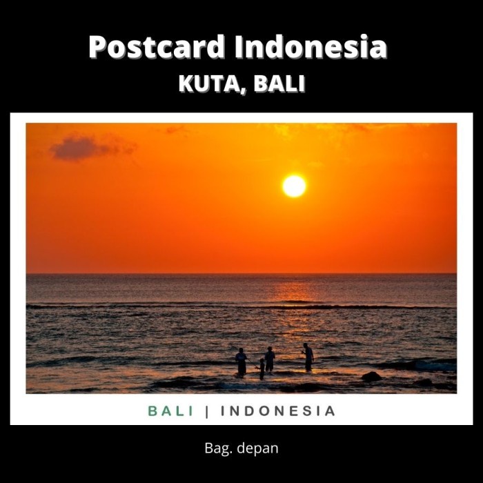 

Bagus Postcard Indonesia - Kuta, Bali - Kualitas Premium Berkualitas