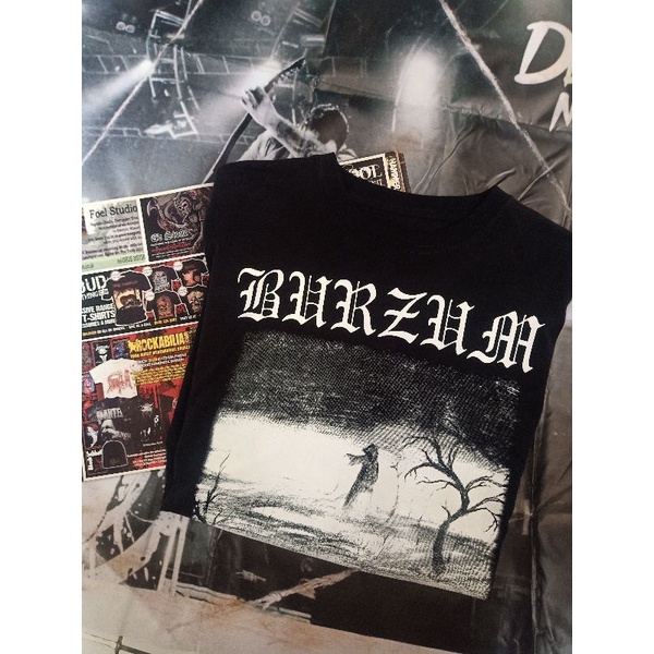 KAOS BURZUM premium import L - kaos band BURZUM - black metal