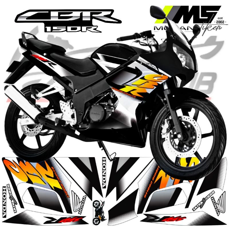 Decal Sticker Striping Variasi Motif Ori Honda CBR 150 R OLD 2003-2004-2005-2006-2007-2008-2009 /CBR