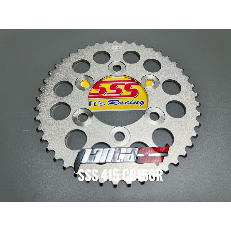 GIR GEAR BELAKANG SSS 415 CB150R NEW CB150R CBR 150 NEW 43 44 45 46 49 LUBANG BAUT GEAR 6
