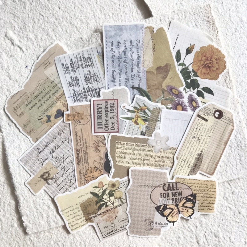 

VINTAGE PAPER UNTUK JOURNAL/SCRAPBOOK